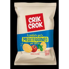 Crik Crok Ondulate Chips Mediterranean Taste 16 x 130g