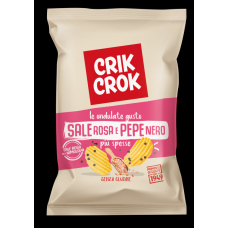 Crik Crok Ondulate Chips Pink Salt & Black Pepper 16 x 130g