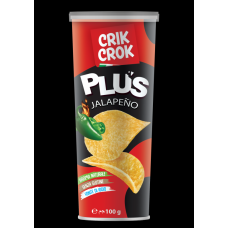 Crik Crok Plus Chips Jalapeno 15 x 100g