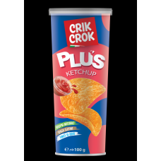 Crik Crok Plus Chips Ketchup 15 x 100g