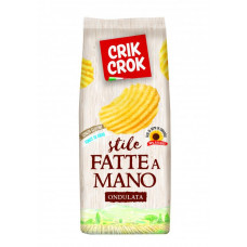Crik Crok Fatte a Mano Chips Wavy 10 x 125g