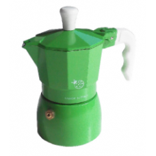 Top Moka Ladybug Coffee Maker Green