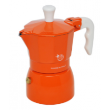 Top Moka Ladybug Coffee Maker Orange