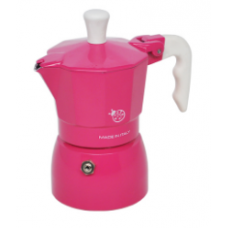 Top Moka Ladybug Coffee Maker Pink