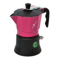 Top Moka Barley Testa Rossa Coffee Maker Pink 2 cups
