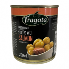 Fragata Olives Stuffed with Salmon 12 x 200g
