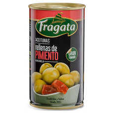 Fragata Olives Green Stuffed with Pimento Tin 12 x 350g