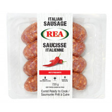 Rea Deli Frozen Sausage Hot 720g weight per unit 8 in a box 8 x 4