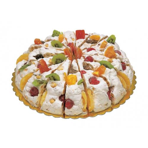 Properzi Torta Torrone Morbida con Mandorle, Nocciole e Frutta Candita