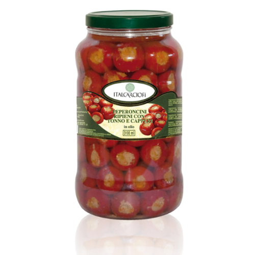 ItalCarciofi Stuffed Peperoncini Tuna & Capers